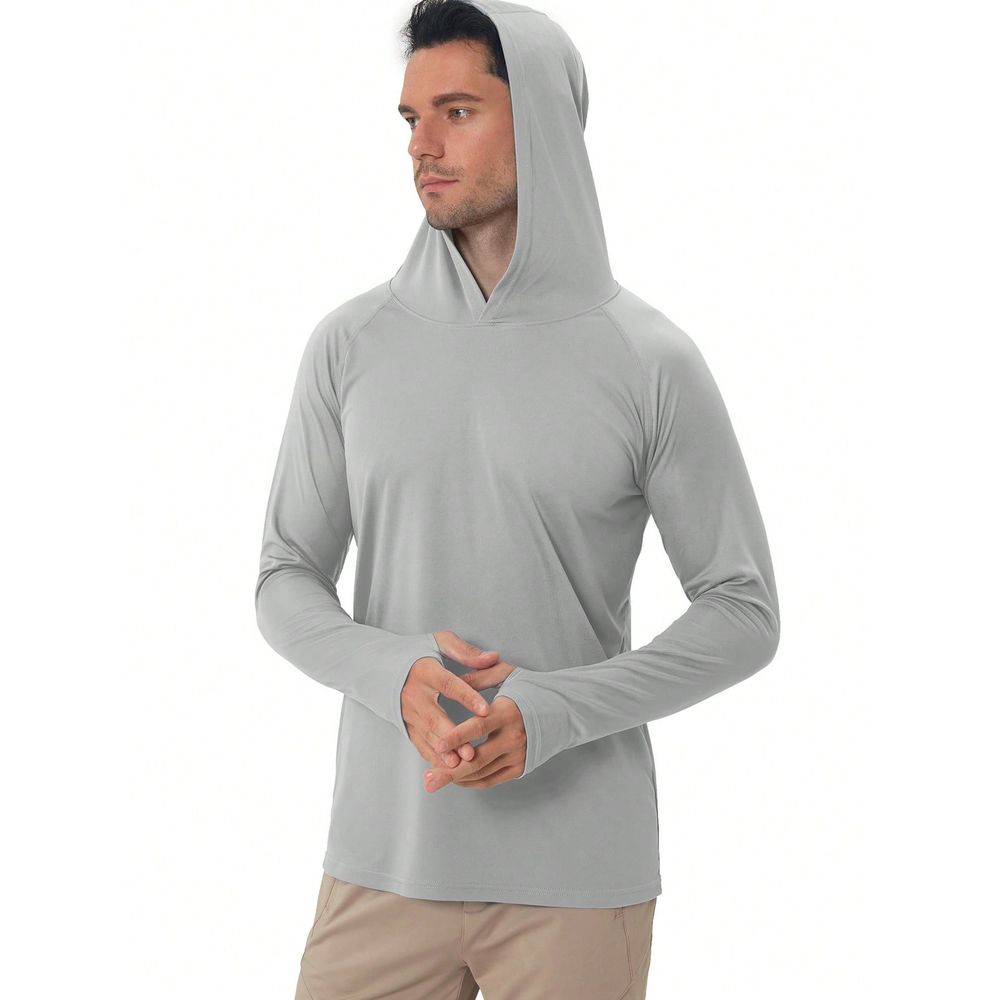 Fishing Shirt Uv Protection - Maglia UPF 50 con Cappuccio a