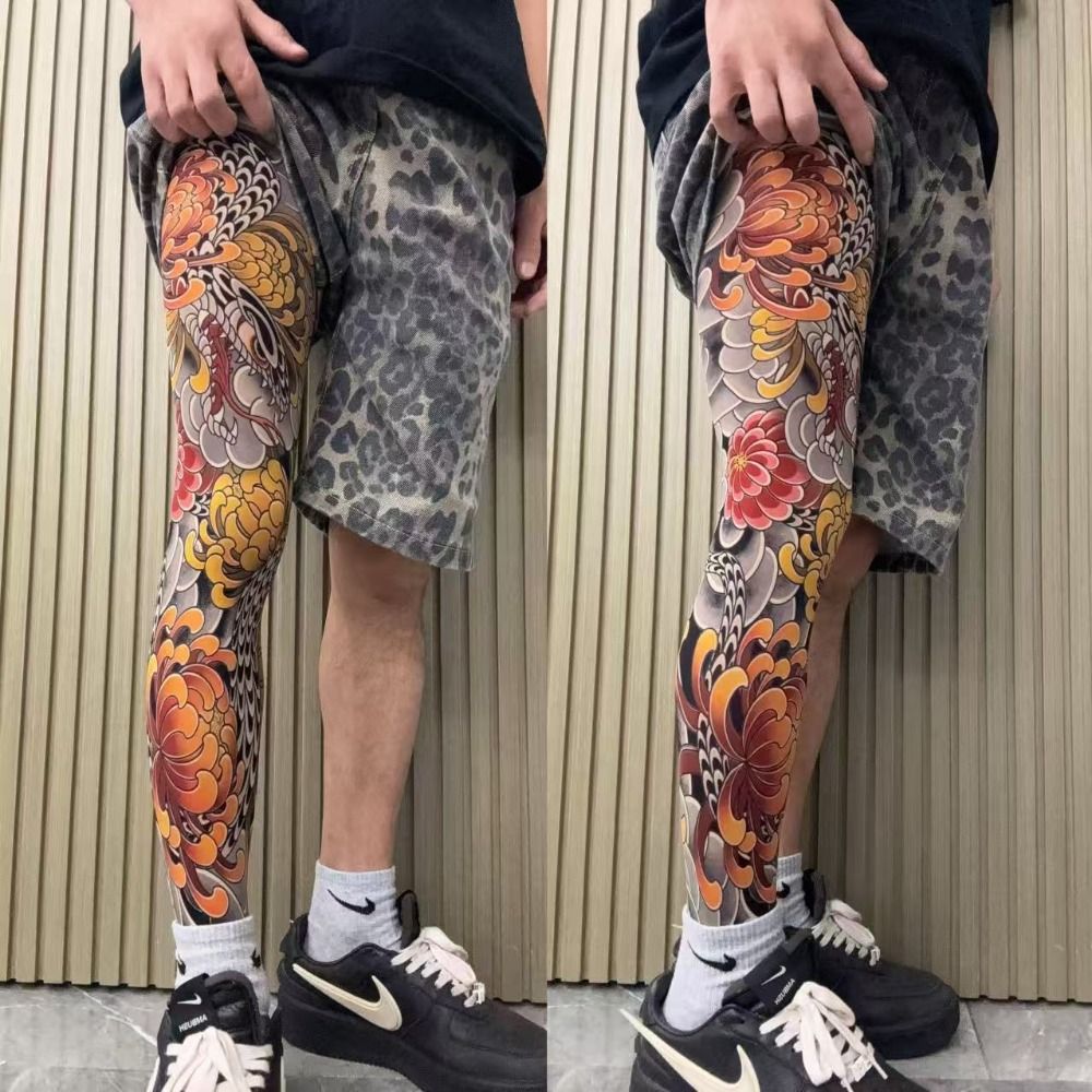 Fishing Socks - Calzini per tatuaggi finti a gamba