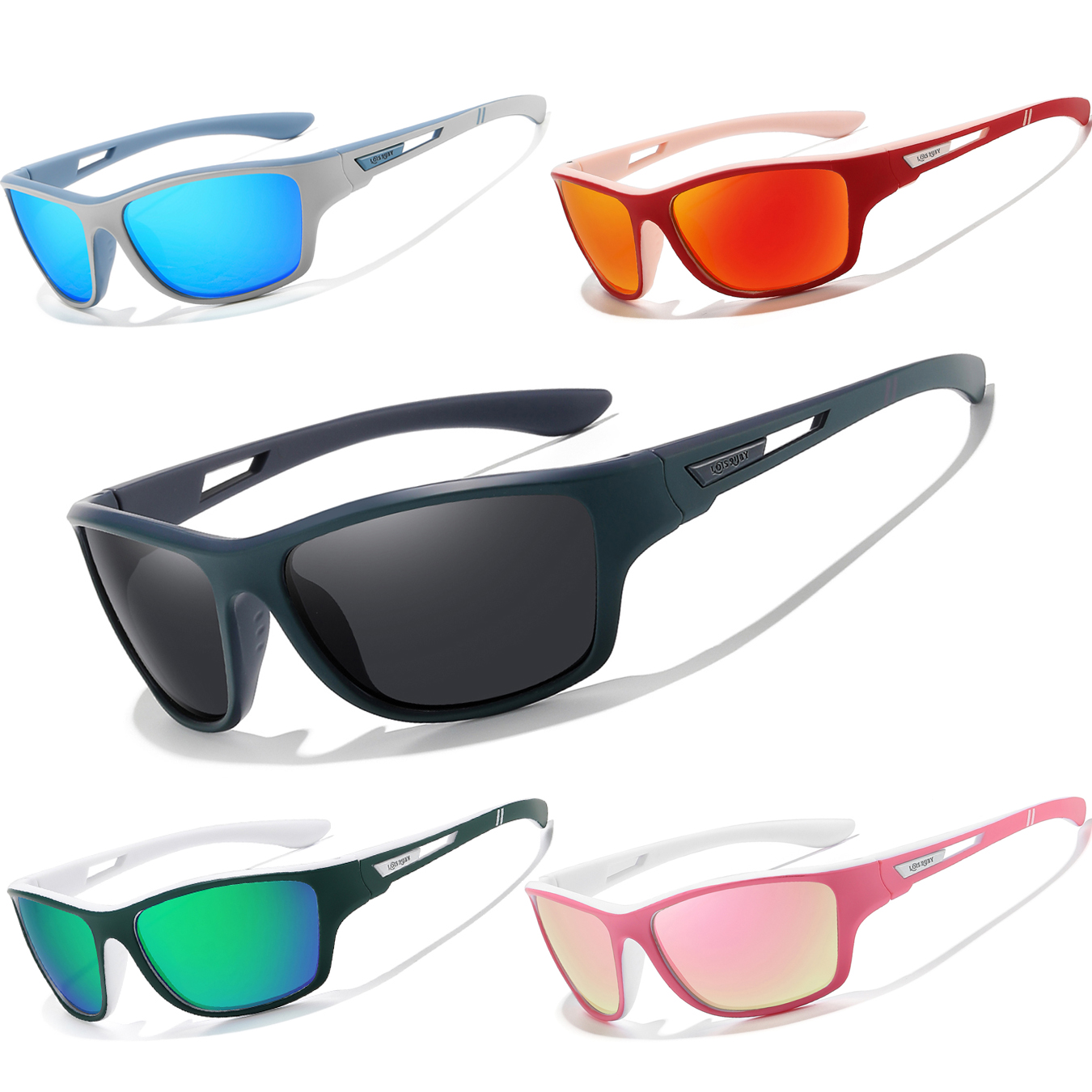 Fishing Sunglasses Polarized - LOISRUBY Lenti lucidanti Occhiali da sole
