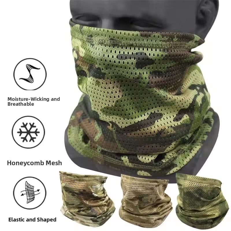 Fishing Mask Sun Protection - Protezione solare in rete traspirante per