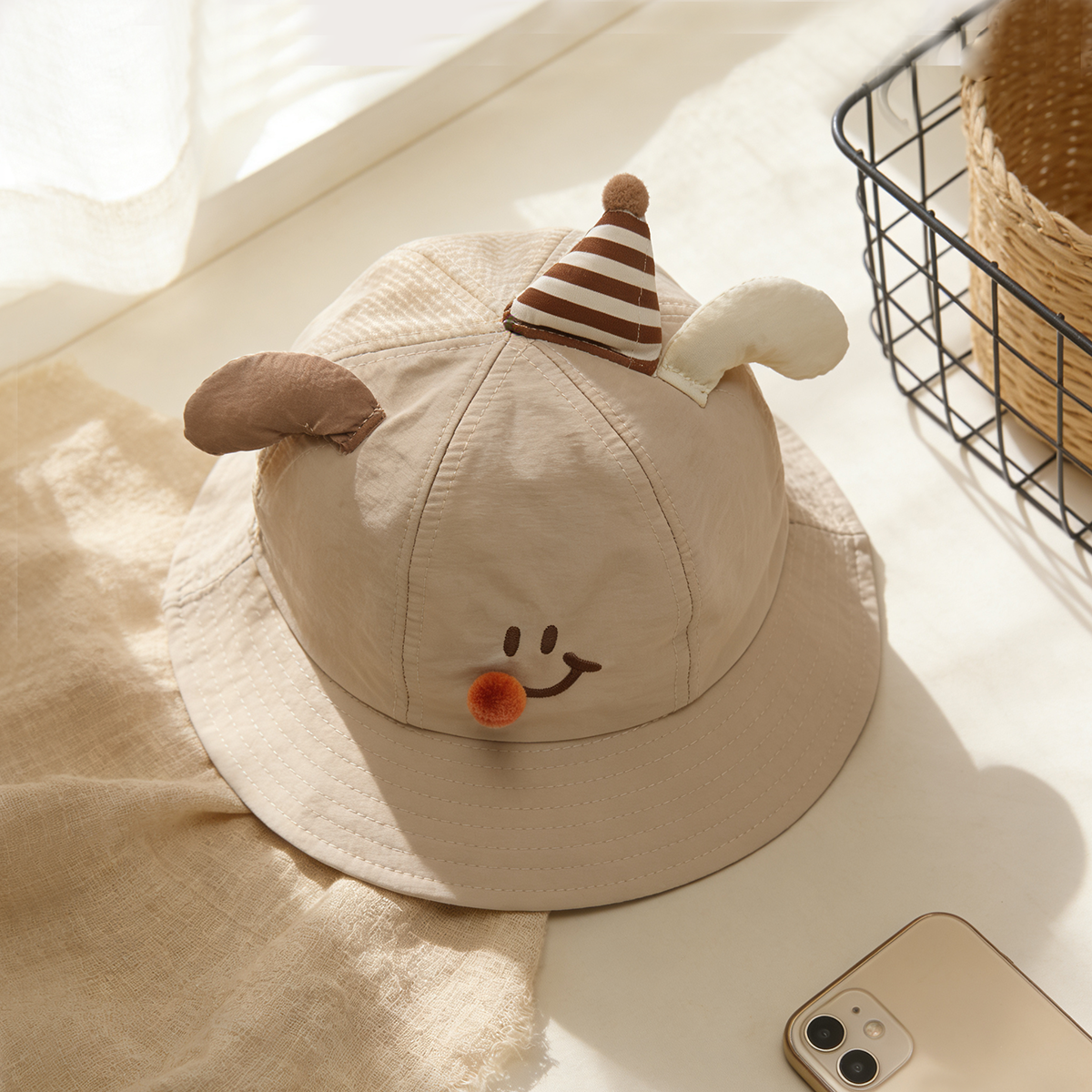Fishing Hat - Simpatica maschera ricamata a tema compleanno