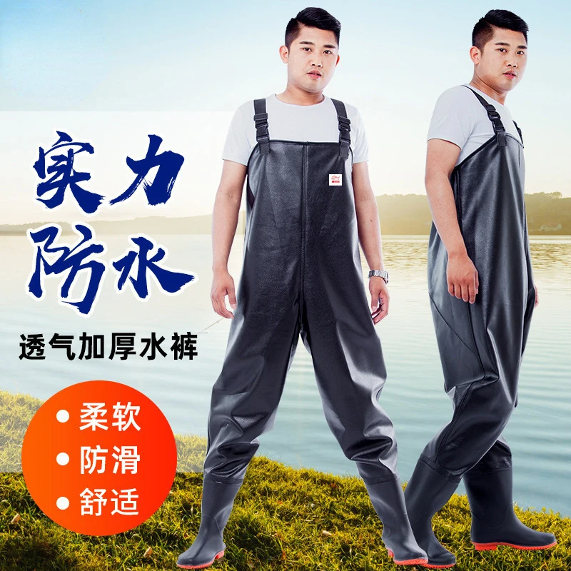Fishing Rain Suit - Pantaloni antipioggia a metà corpo tuta