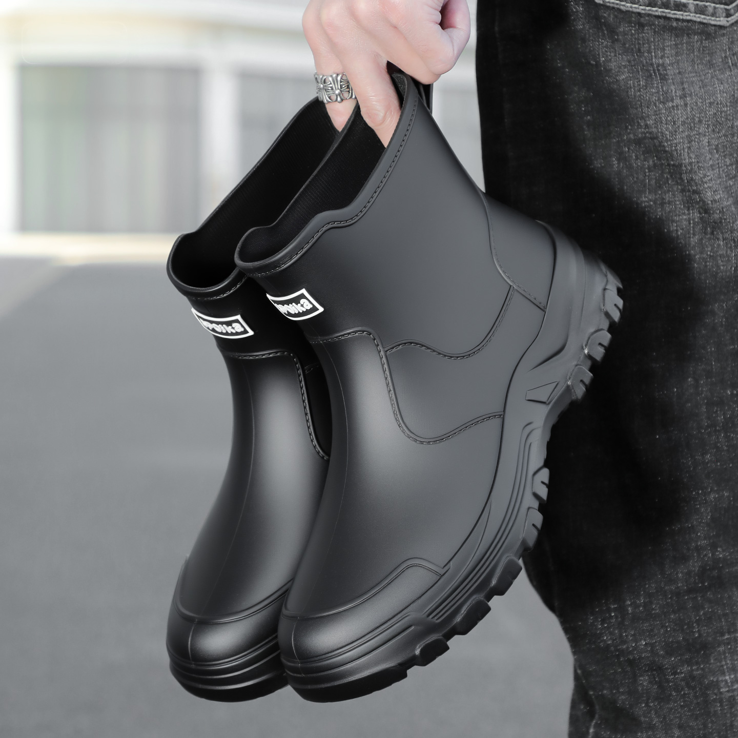 Fishing Boots - Stivali da pioggia da uomo alla