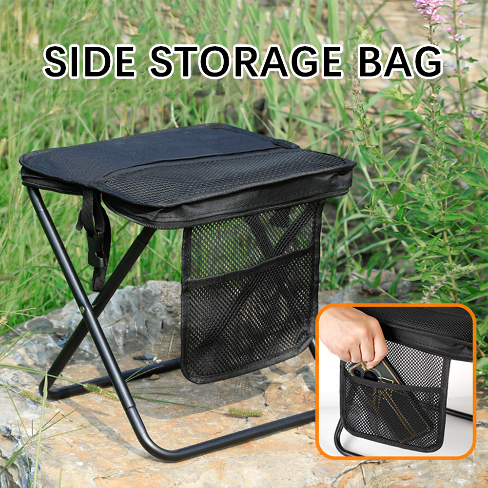 Fishing Backpack - Sgabello pieghevole per zaino con borsa