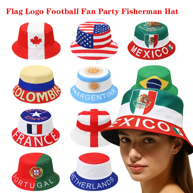 Fishing Hat - Cappello da Pescatore con Bandiera Nazionale
