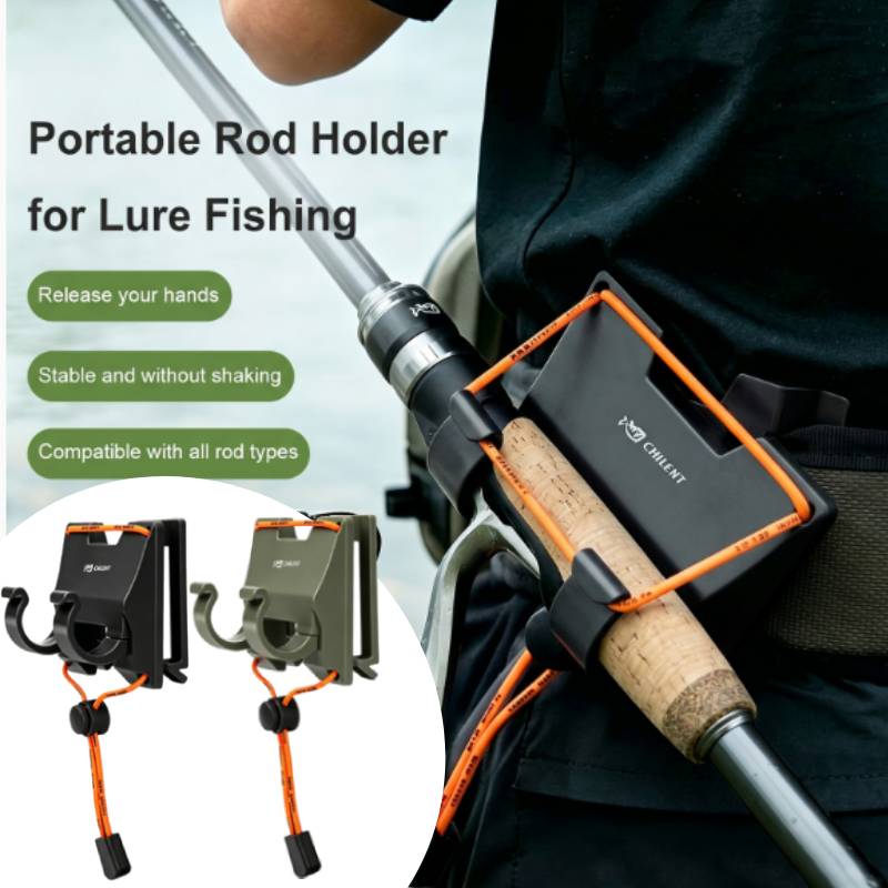 Fishing Belt - Portacanna da Pesca Professionale con Clip