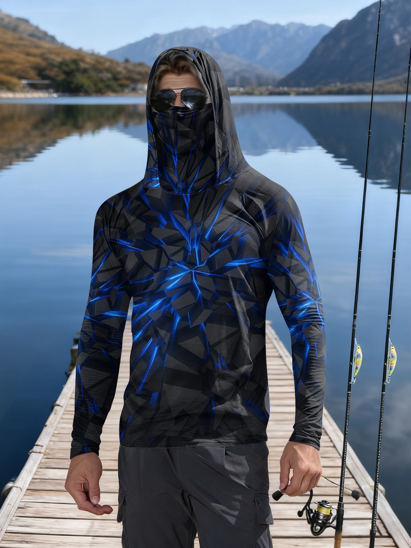 Fishing Mask Sun Protection - Nuovo Modello 2026: Maglia da Pesca
