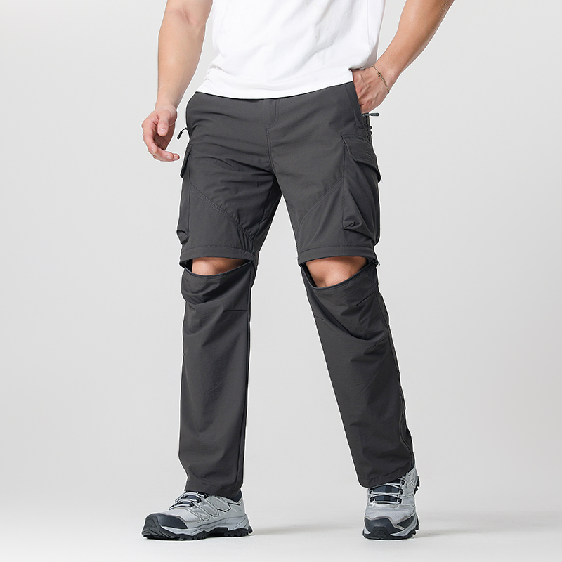 Fishing Pants Waterproof - Pantaloni convertibili da escursionismo cargo da