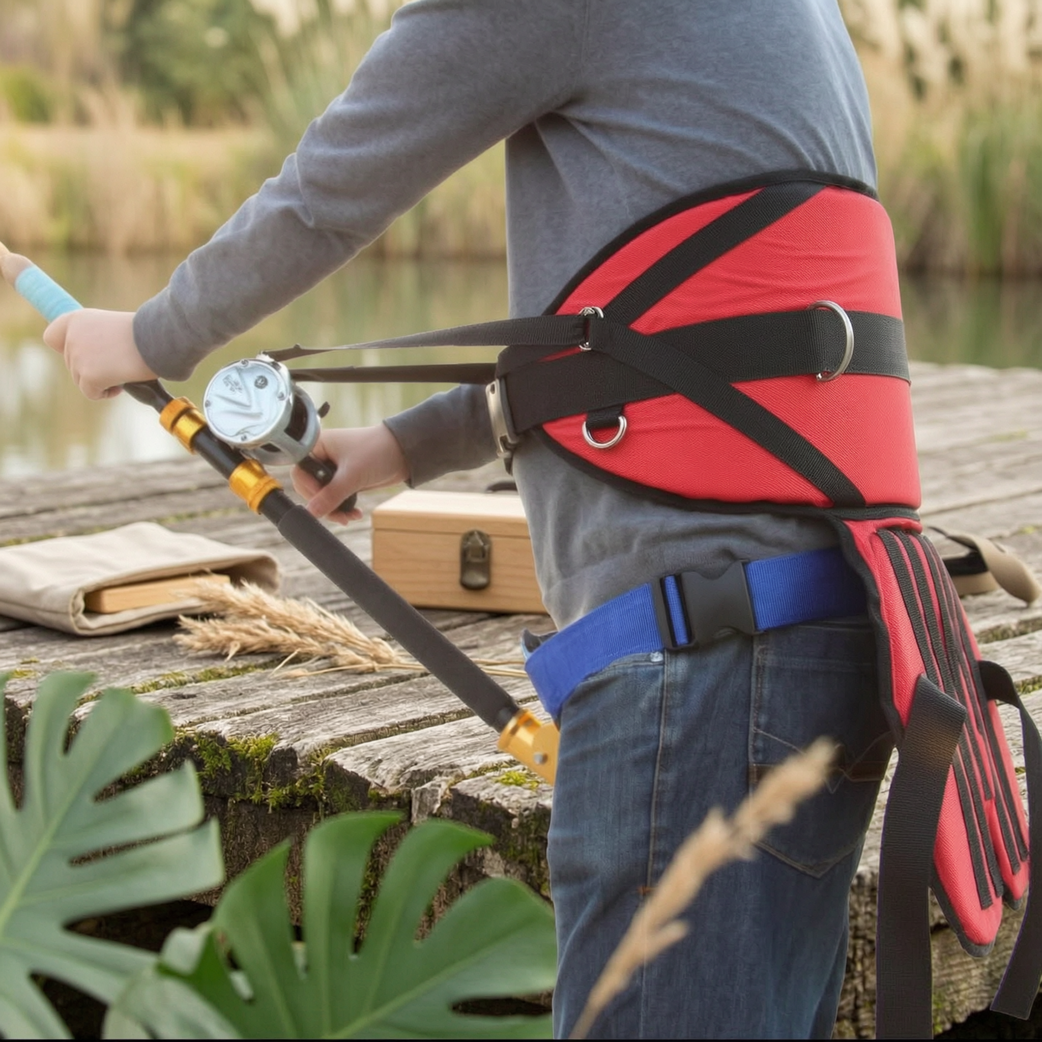 Fishing Belt - Cintura da Pesca con Cuscino e