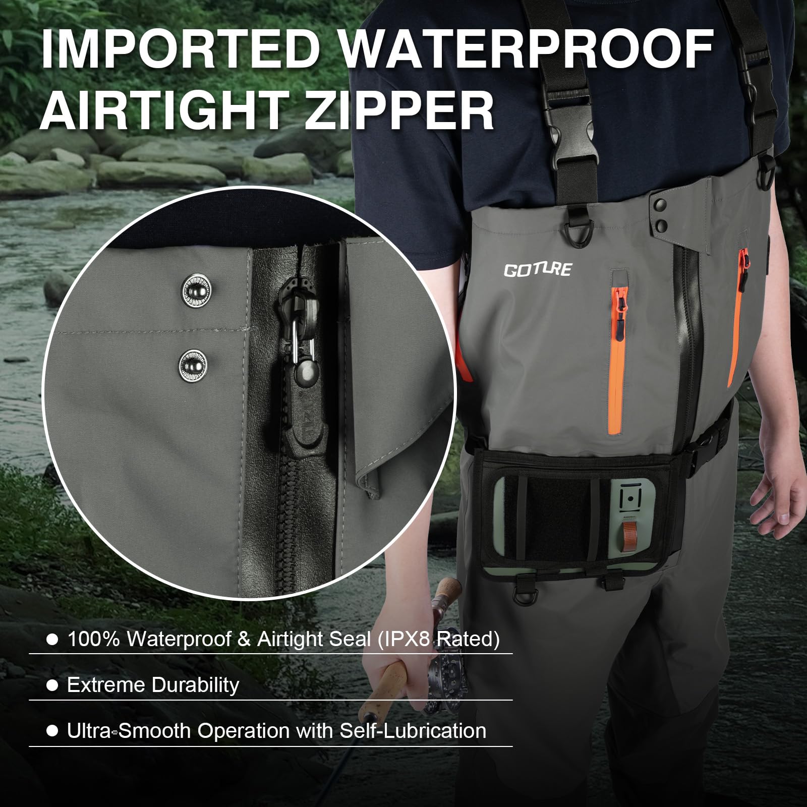Goture Trampolieri da pesca a  - Fishing Waders recensione e prezzo