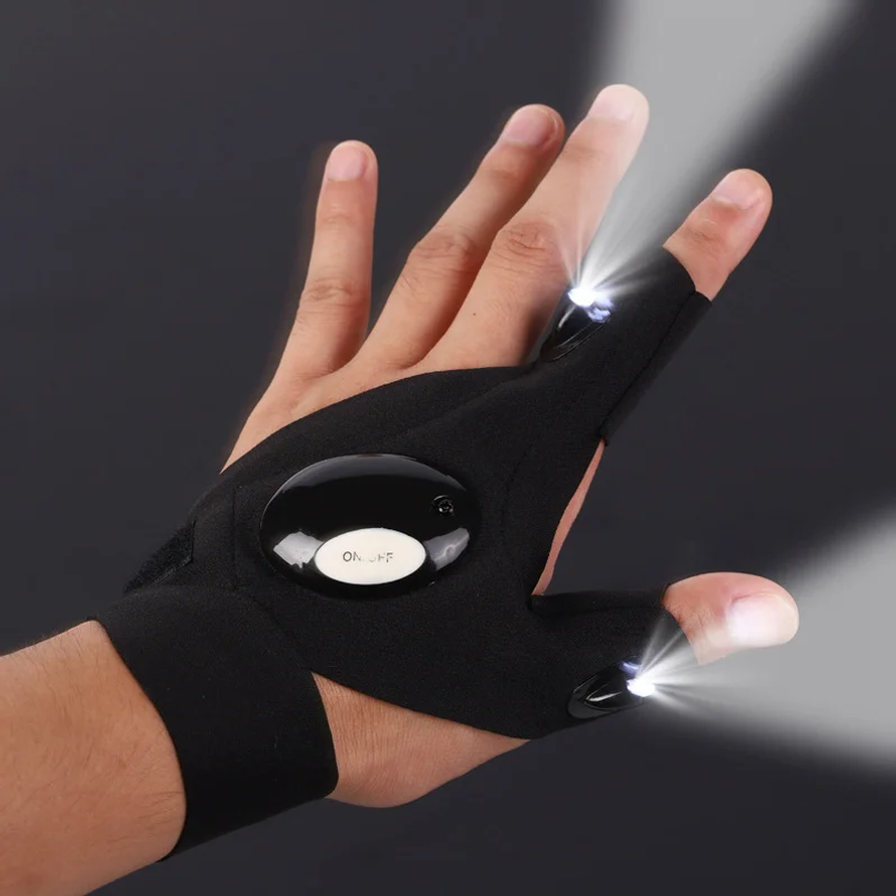Guanti LED Mezze Dita per Uomo - Fishing Gloves recensione e prezzo