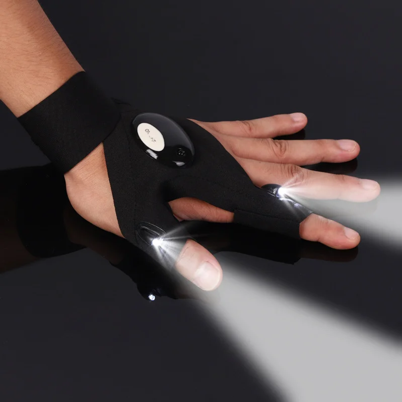 Guanti LED Mezze Dita per Uomo - Fishing Gloves recensione e prezzo