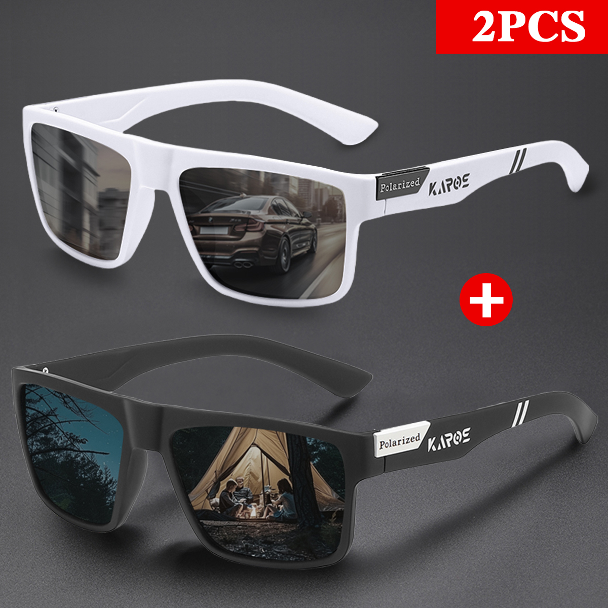 KAROS 2 pezzi occhiali da sole - Fishing Sunglasses Polarized recensione e prezzo