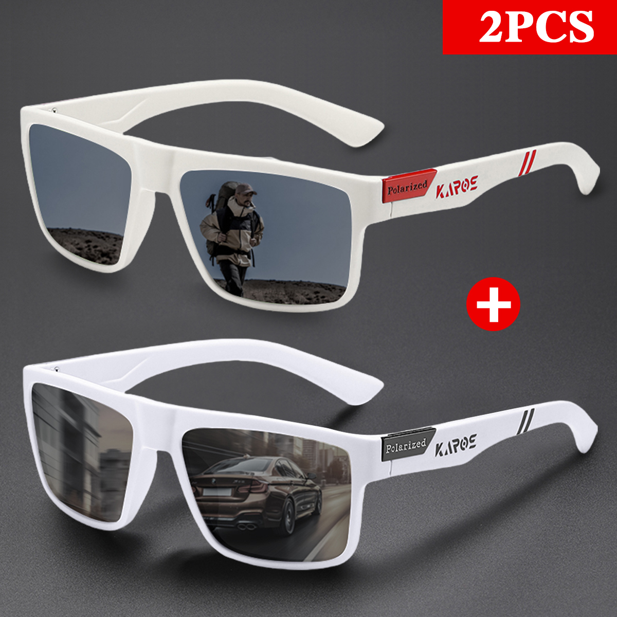 KAROS 2 pezzi occhiali da sole - Fishing Sunglasses Polarized recensione e prezzo