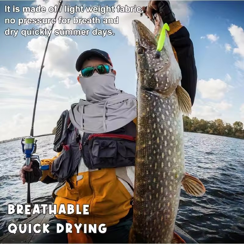 Passamontagna Traspirante con  - Fishing Hoodie recensione e prezzo