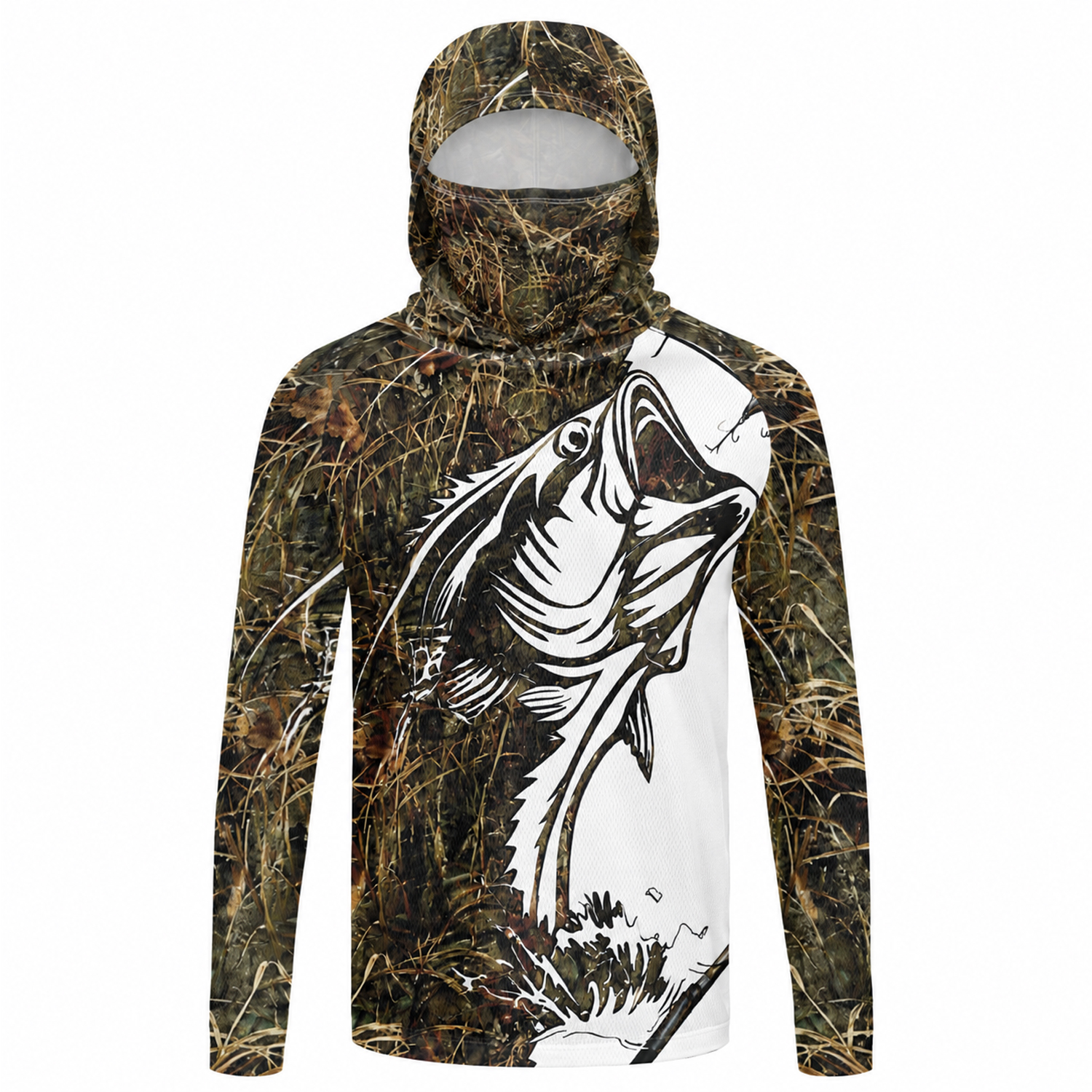 Felpa da Pesca con Stampa Sfum - Fishing Hoodie recensione e prezzo