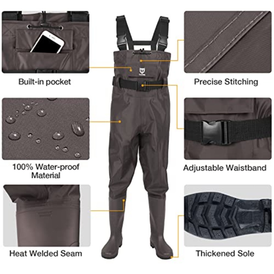 Wader con Stivali Integrati, i - Fishing Waders recensione e prezzo