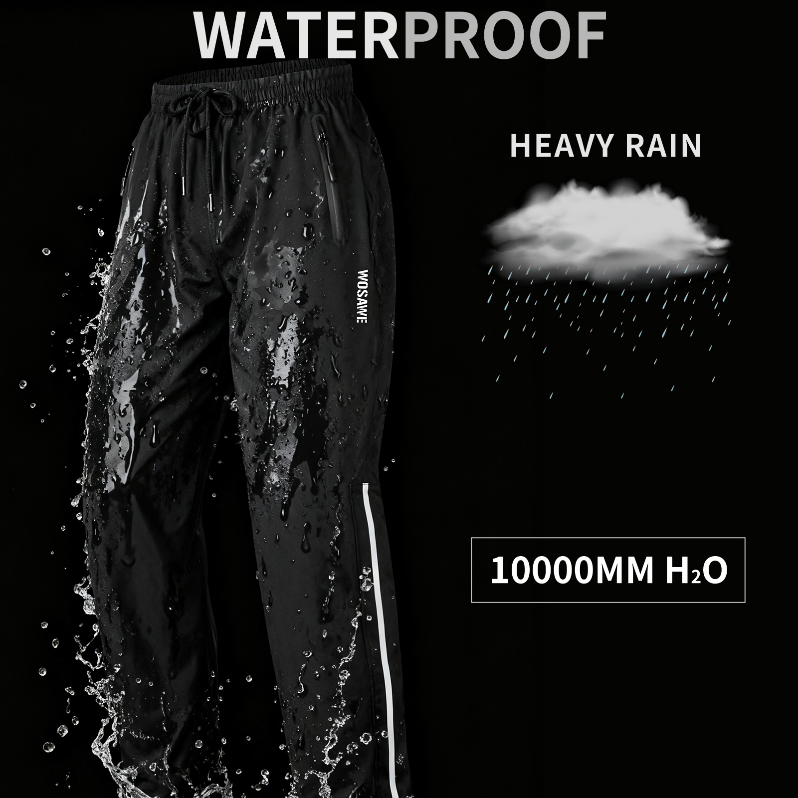 WOSAWE Motocicletta Pantaloni  - Fishing Rain Suit recensione e prezzo