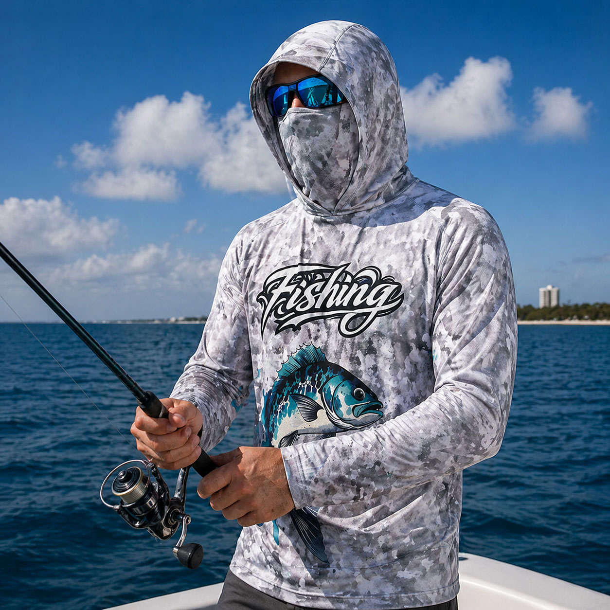 Maglia da Pesca con Cappuccio  - Fishing Mask Sun Protection recensione e prezzo