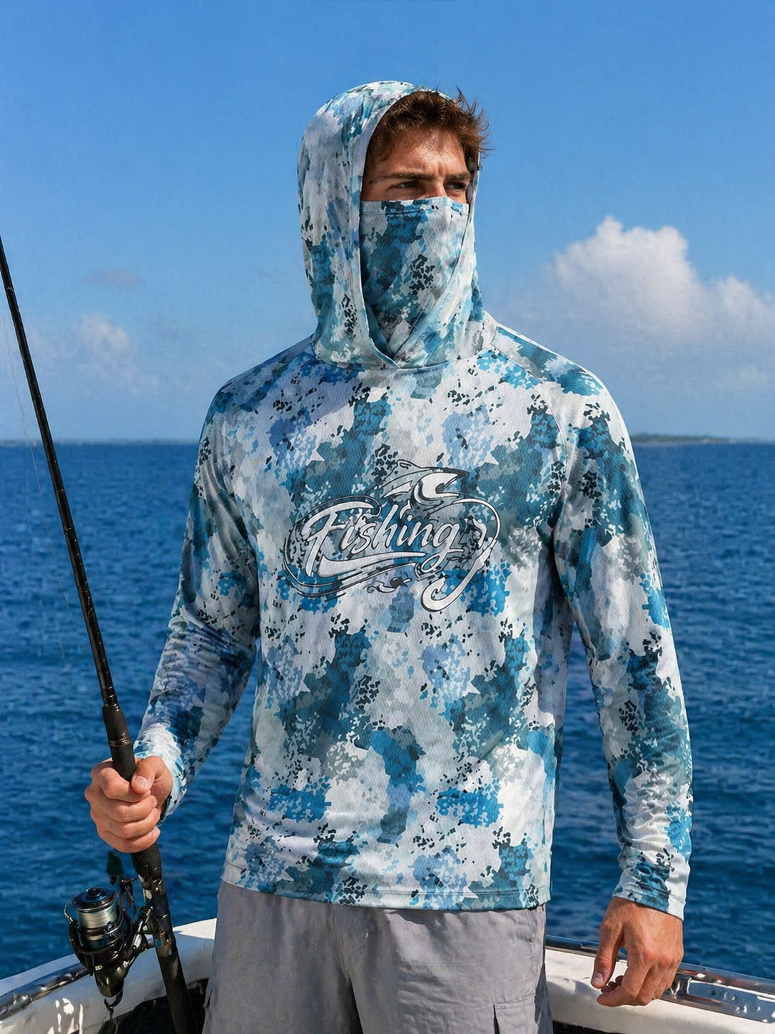 Maglia da Pesca con Cappuccio  - Fishing Mask Sun Protection recensione e prezzo