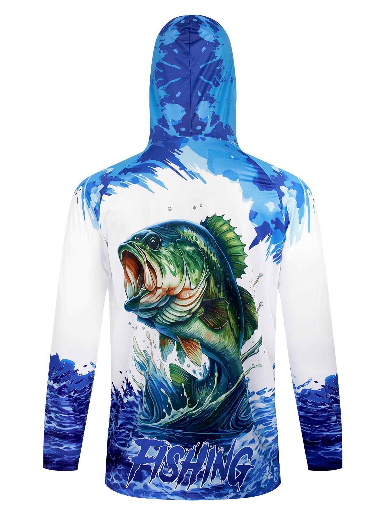 Maglia da Pesca con Cappuccio  - Fishing Shirt Uv Protection recensione e prezzo