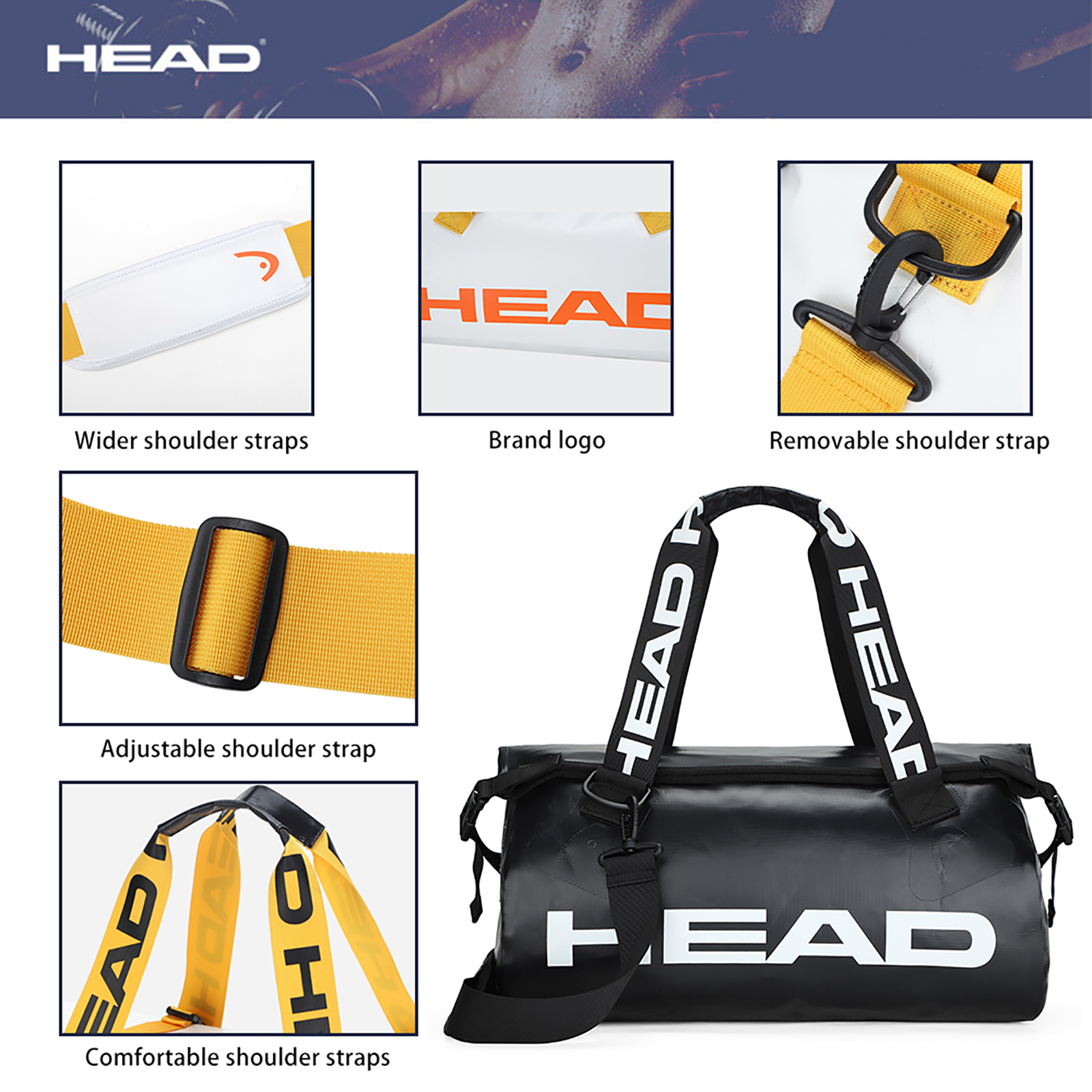 HEAD borsone da viaggio comple - Fishing Bag Waterproof recensione e prezzo