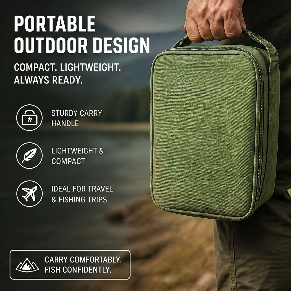 Borsa Verde per Attrezzatura d - Fishing Bag Waterproof recensione e prezzo